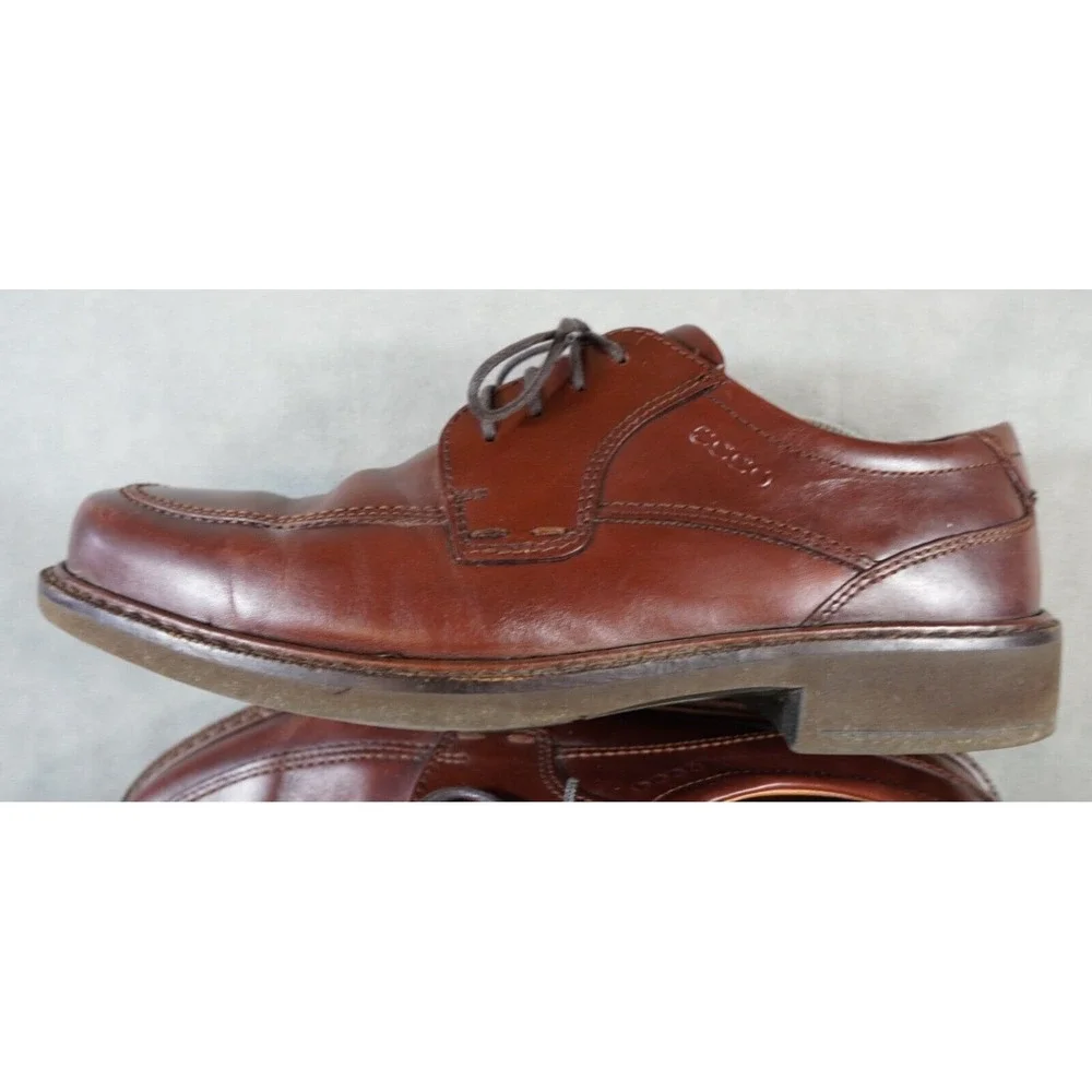 ECCO Men's Brown‎ Leather Oxford Shoes USA 11  EU 45 Lace Up